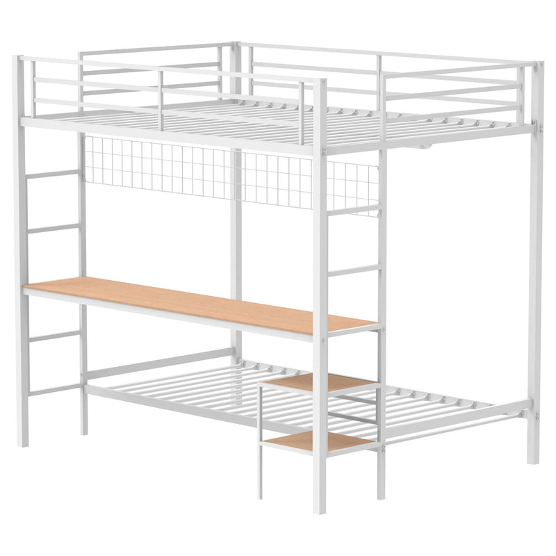 Barham - Workstation Bunk Bed With Integrated Desk