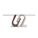 Tony - Dining Table - Brown / Beige