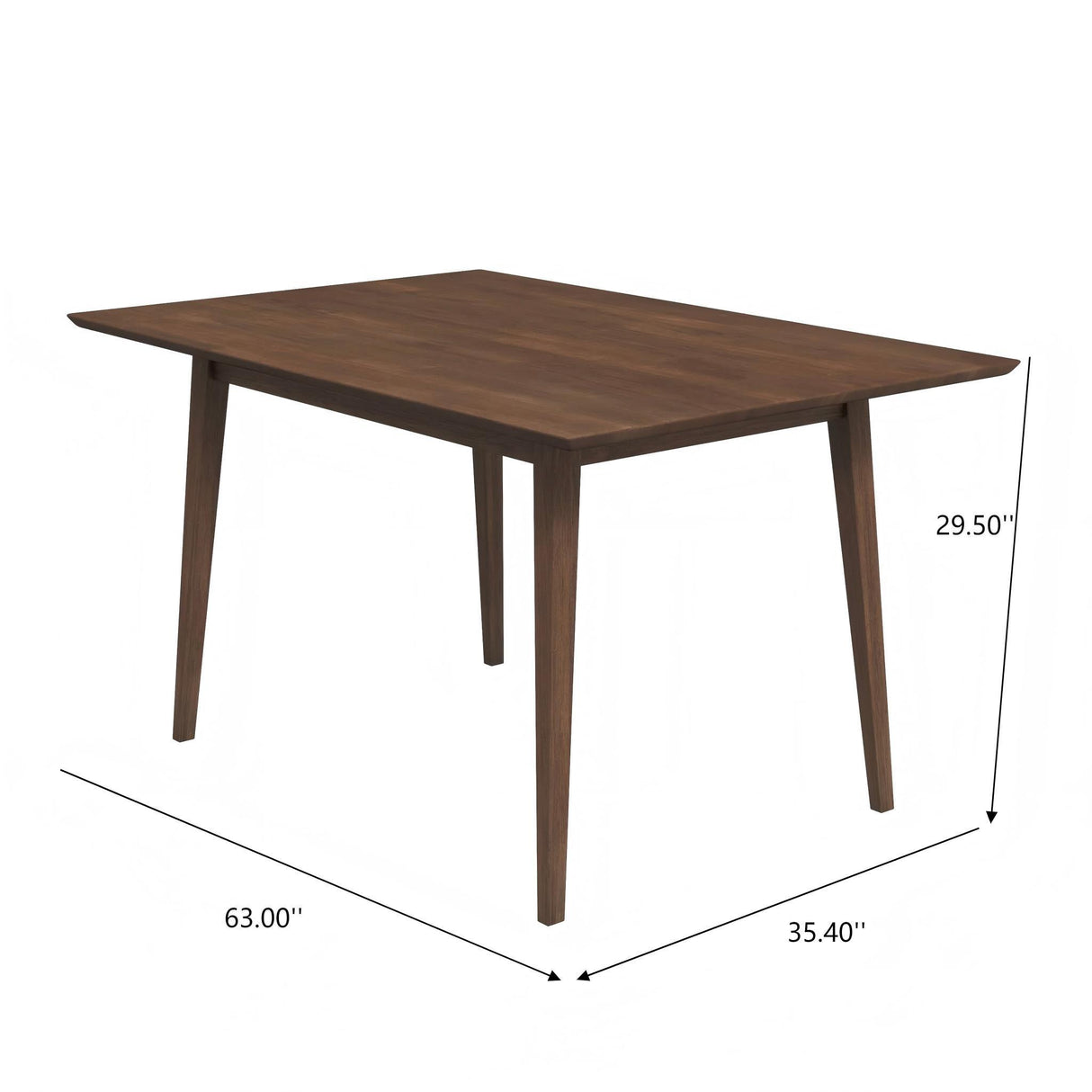 Levi - Modern Style Rectangular Dining Kitchen Table
