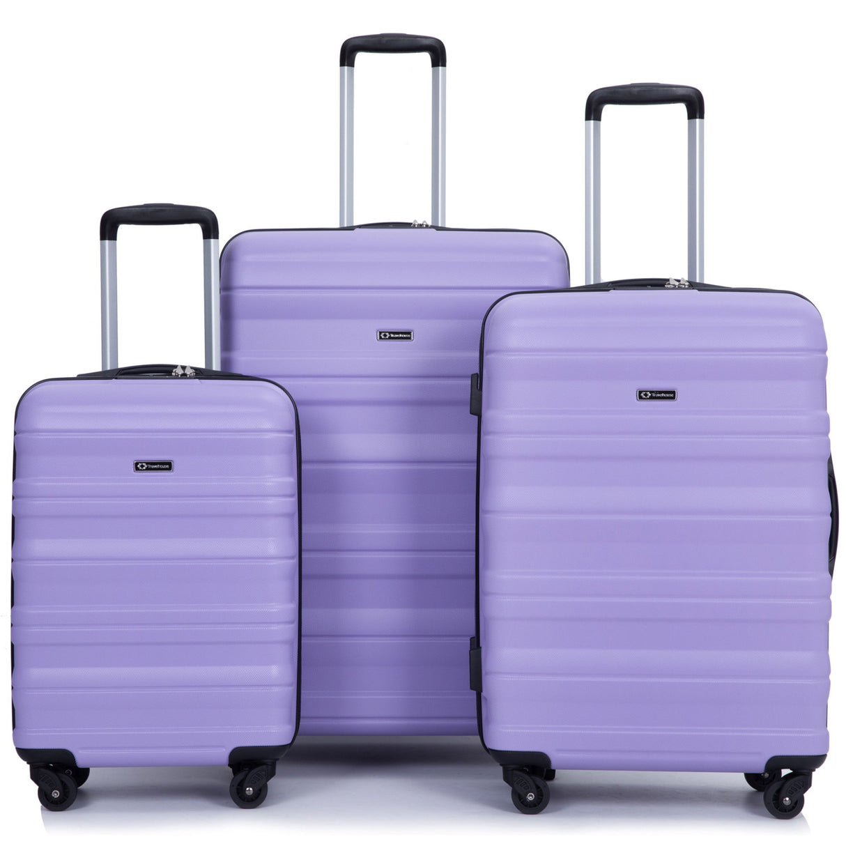 Expandable 3 Piece Luggage Sets Lightweight & Durable Suitcase, Spinner Wheels, Tsa Lock