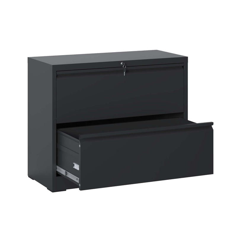 Lateral File Cabinet, Heavy Duty Filing Holds Letter/Legal/A4 Files