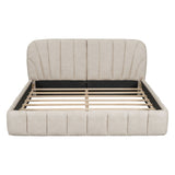 Elegant Design Upholstered Platform Bed
