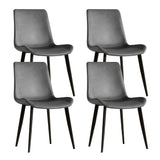 Modern Dining Chairs Ergonomic Design For Kitchen (Set of 4)