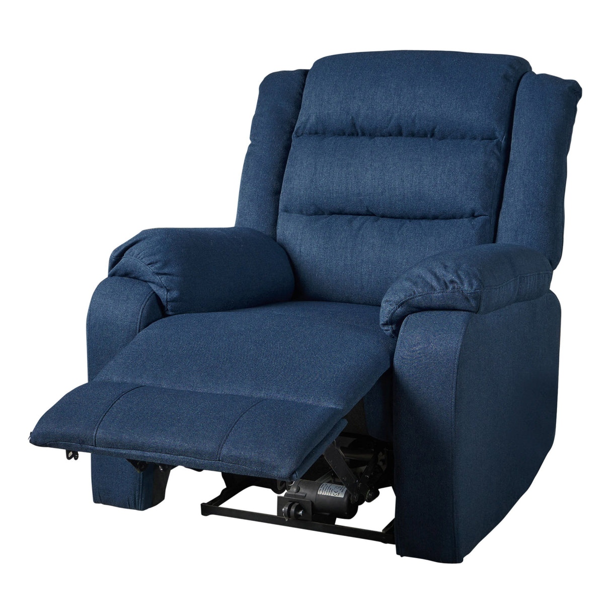 Wide Power Standard Recliner - Navy Blue