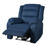Wide Power Standard Recliner - Navy Blue