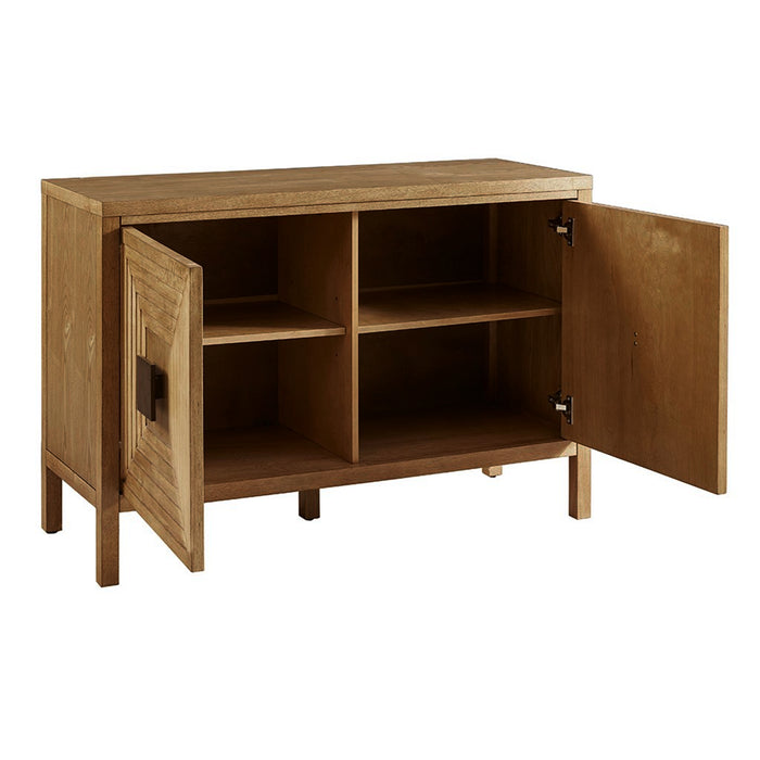 2-Door Accent Cabinet with Adjustable Shelves