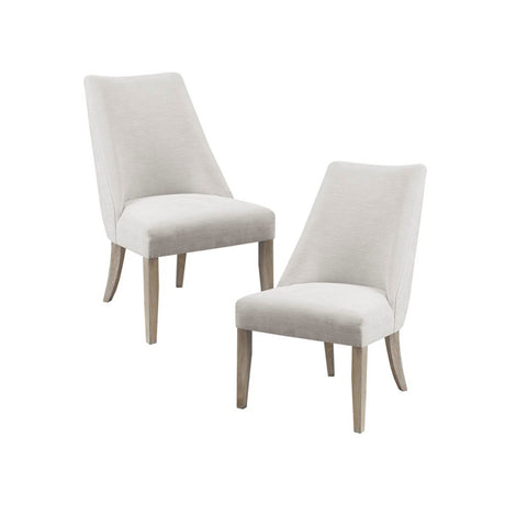 Modern Type Dining Chair Upholstered (Set of 2)