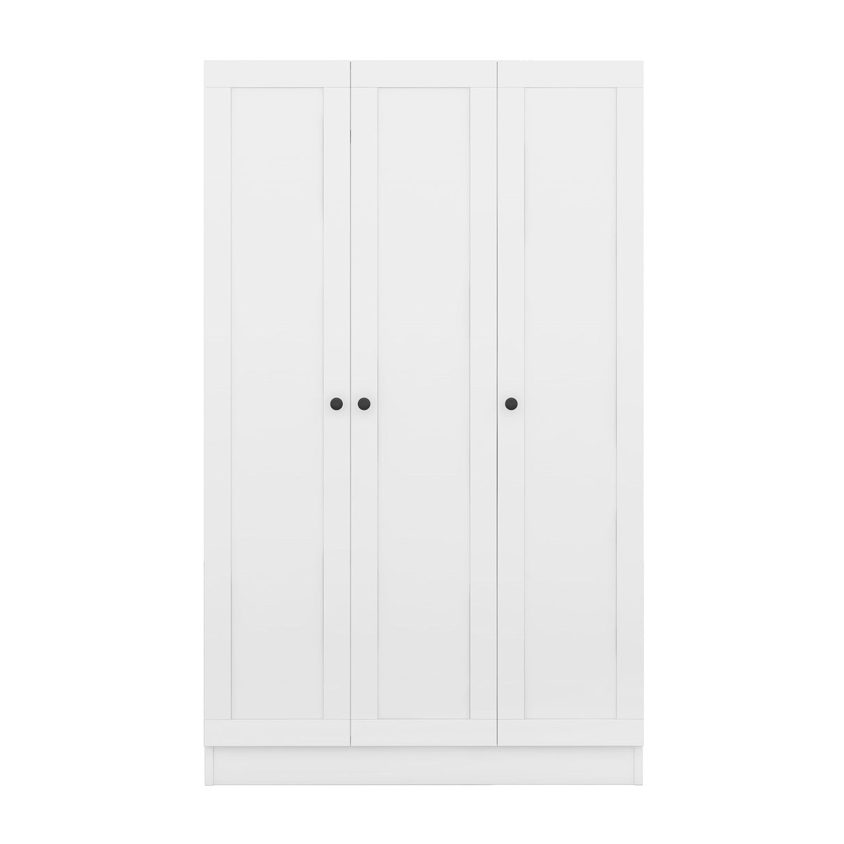 3 Door Shutter Wardrobe With Shelves