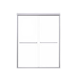 Modern Semi Frameless Double Sliding Shower Door