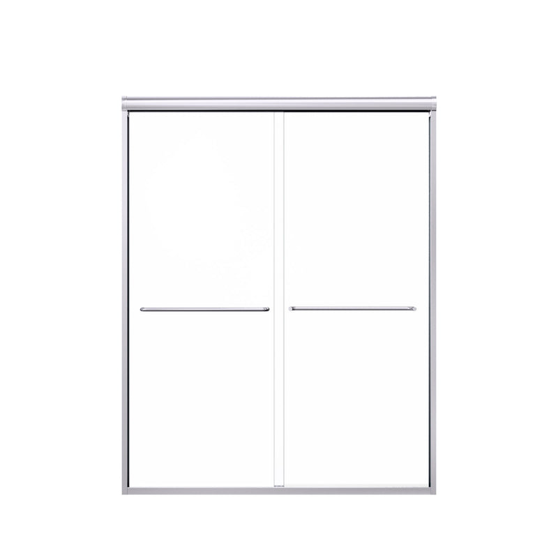 Modern Semi Frameless Double Sliding Shower Door