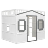 Elegant House Loft Bed With Ladder