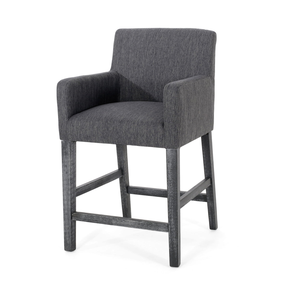Serenitia - Upholstered Counter Chair With Straight Arm