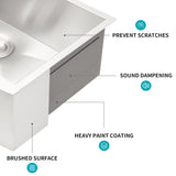 Farmhouse Kitchen Sink Stainless Steel Apron Front