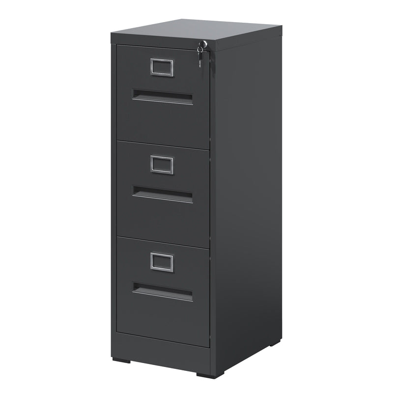 Premium Drawer File Cabinet With Lock, Metal Vertical Design, A4 Legal / Letter Size