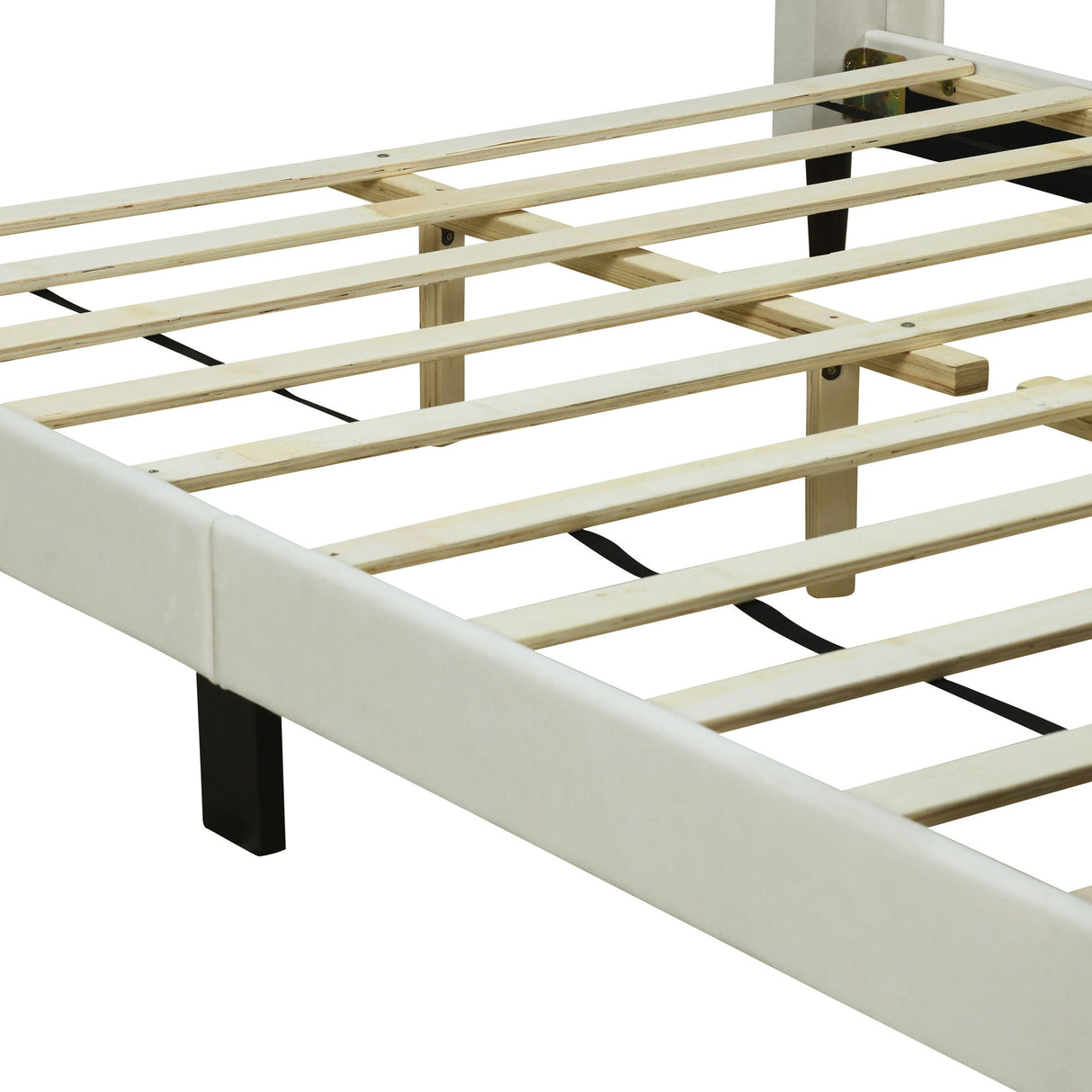 Upholstered Platform Bed Velvet