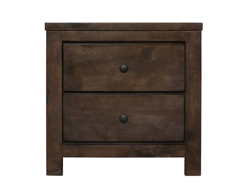 2 Drawer Nightstand - Brown