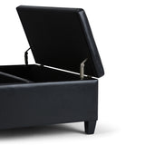 Ellis - Upholstered Coffee Table Storage Ottoman