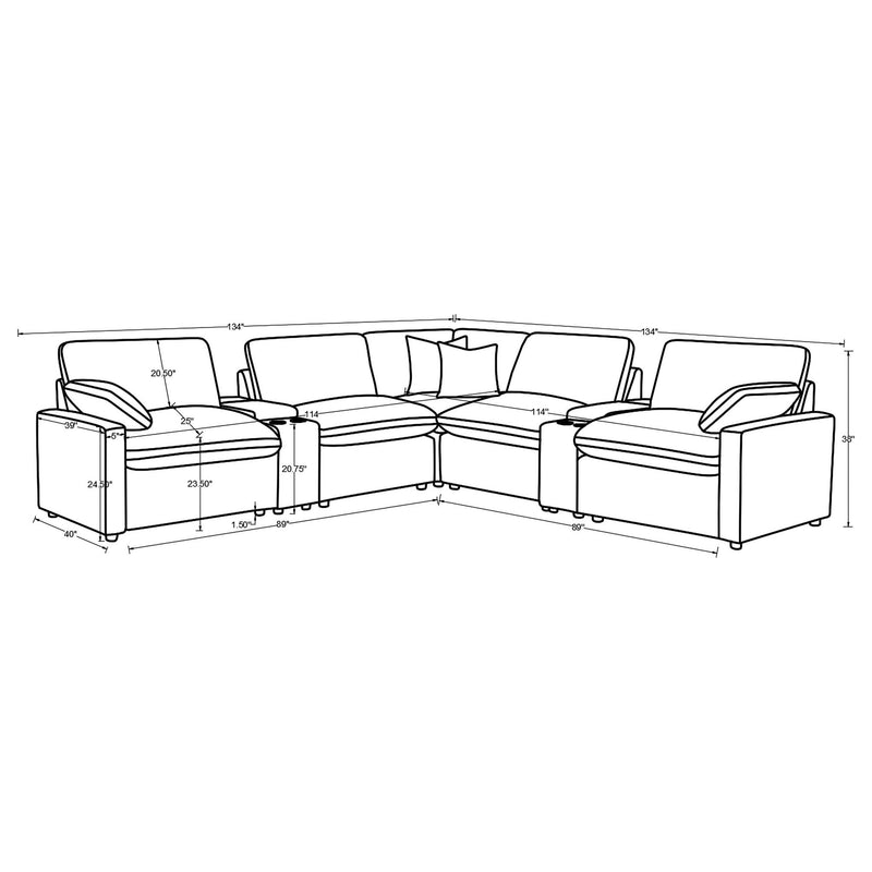 Hollander - Modular Power Reclining Sectional Sofa