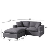 Cassandra - Sofa With Ottoman