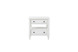 Open Nightstand With 2 Drawers