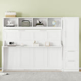 Space Saving Murphy Wall Bed With Closet And Drawers