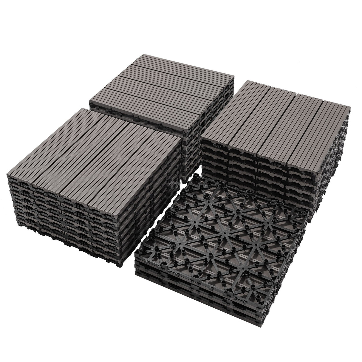 Composite Deck Tiles, Resist Rust, Water, Weather