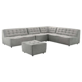 Selen - Corner Sectional Sofa - Light Gray