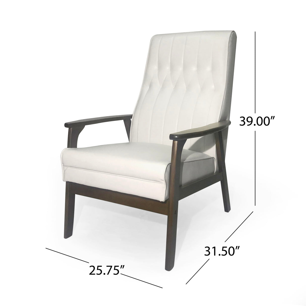 Mid Century Modern Upholstered Accent Chair