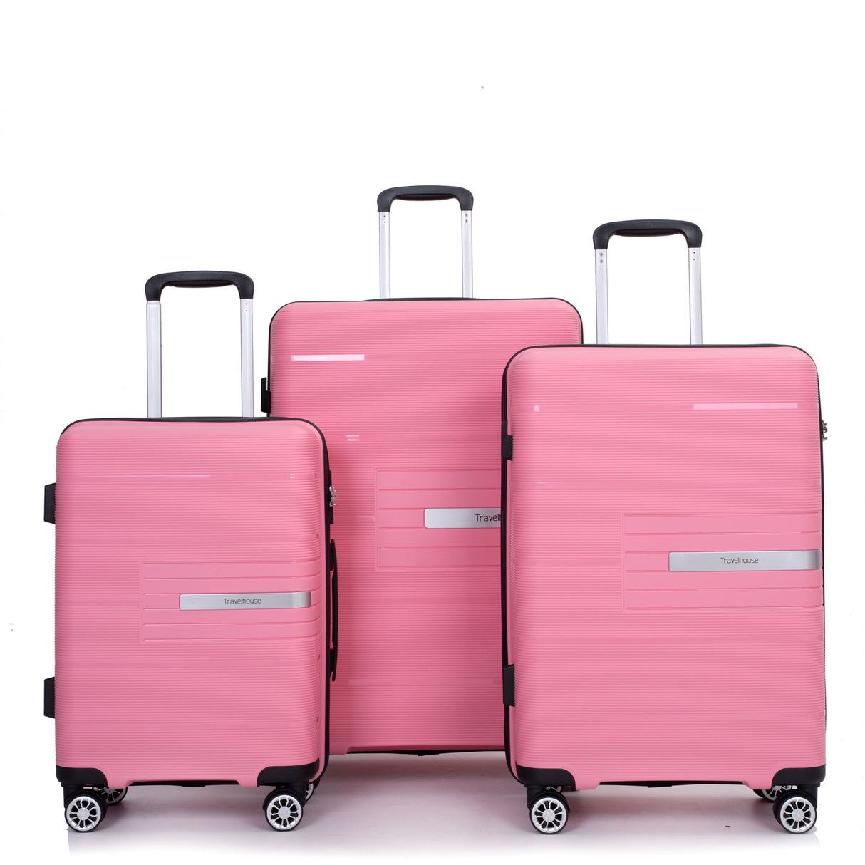 Hardshell Suitcase Double Spinner Wheels Luggage Sets, Lightweight With Tsa Lock, 3 Piece Set
