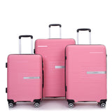 Hardshell Suitcase Double Spinner Wheels Luggage Sets, Lightweight With Tsa Lock, 3 Piece Set