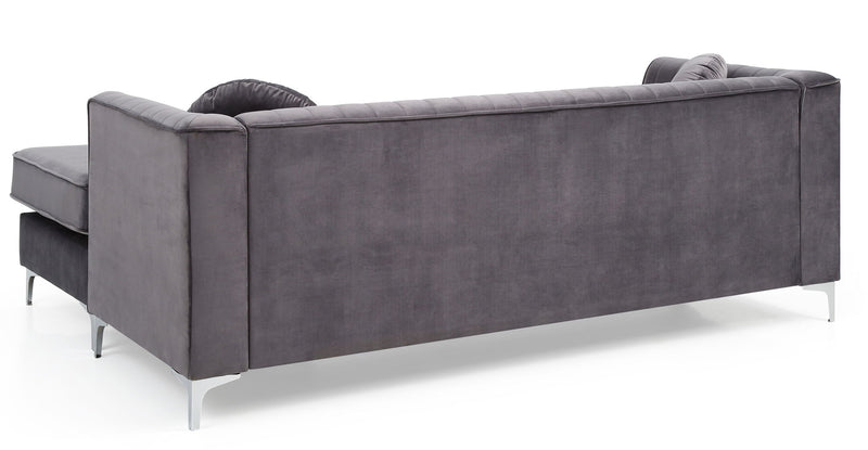 Delray - Micro Suede Sofa Chaise