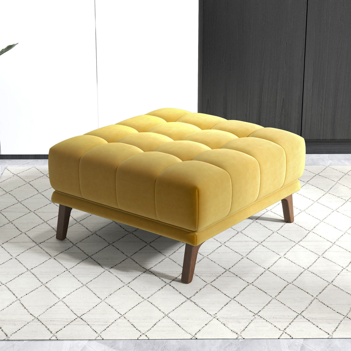 Addison - Square Upholstered Ottoman
