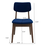Carlos - Solid Back Side Chair (Set of 2)