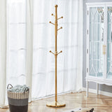 Modern Stainless Steel Spray Painted Hanger With Solid Wood Reinforcement