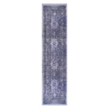 Maval - 2'6'' X 10' Washable Runner Rug - Anthracite