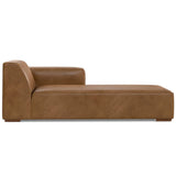 Rex - Right Chaise Sofa Module - Brown