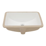 Modern Ceramic Undermount Bathroom Sink With Overflow, High Quality