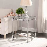 Contemporary Round Tempered Glass Table