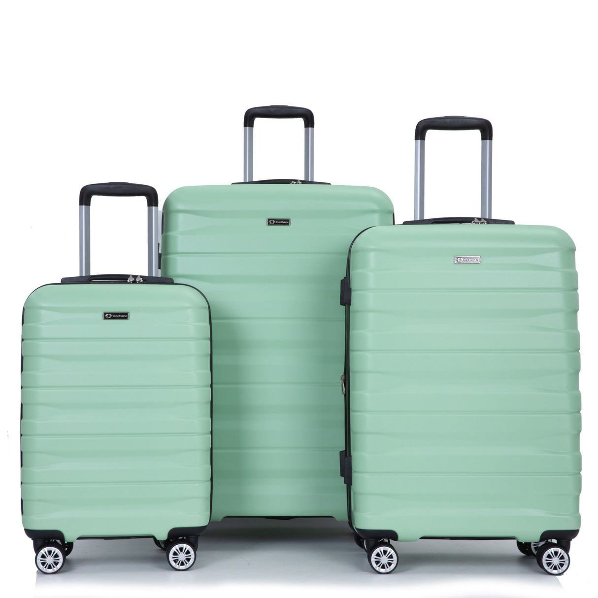 3 Piece Luggage Sets Lightweight & Durable Expandable Suitcase With Two Hooks