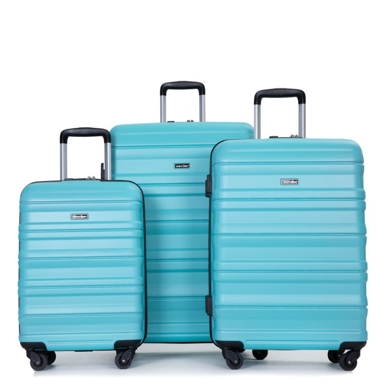Expandable 3 Piece Luggage Sets Lightweight & Durable Suitcase, Spinner Wheels, Tsa Lock