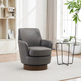 Swivel Accent Chairs Armchair With Stainless Steel Base