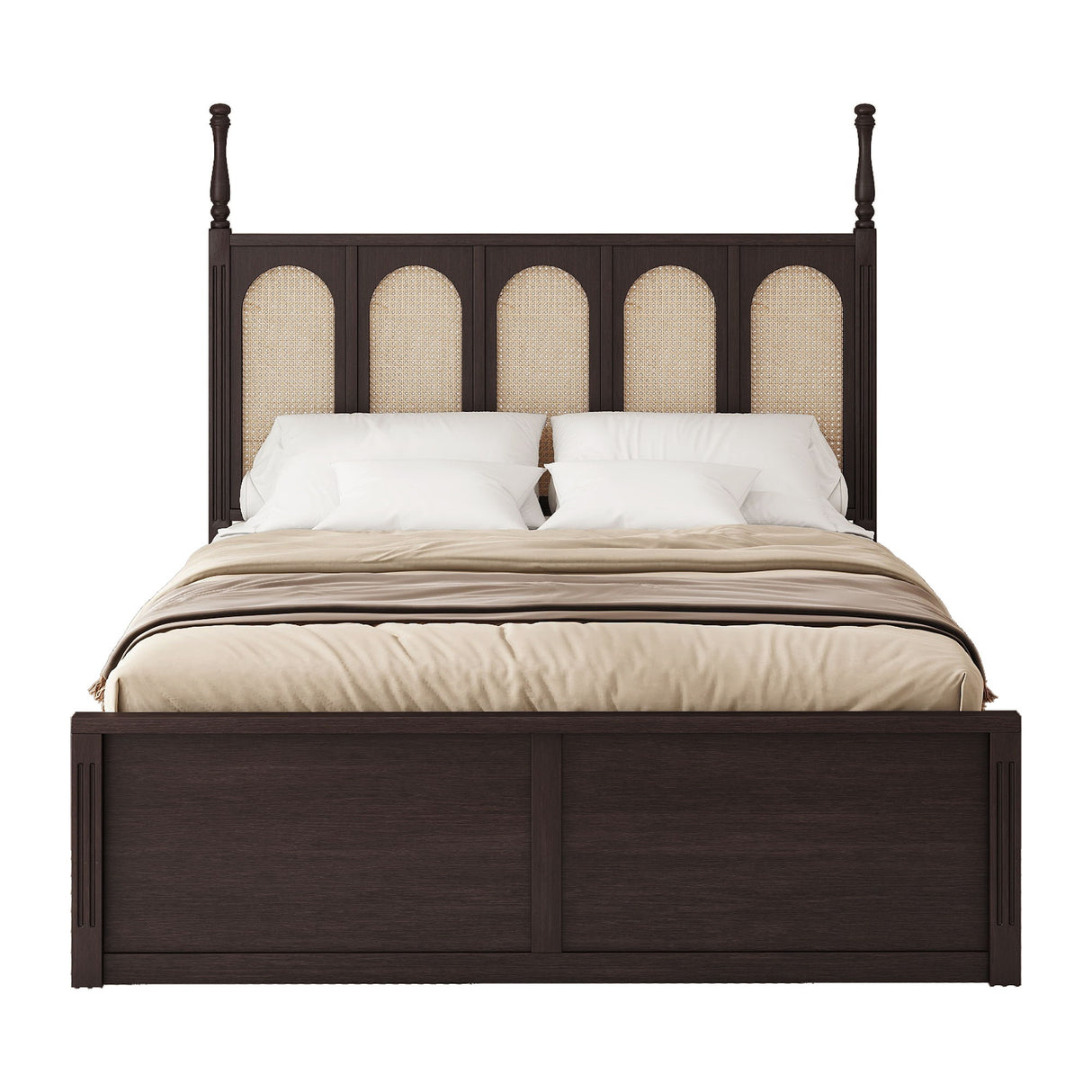 Platform Bed With With 2 Big Drawers With Trundle