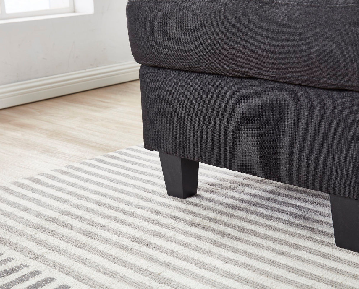 2 Piece Upholstered Cozy Comfortable Sectional