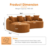 Combined Sofa With 4 Pillows