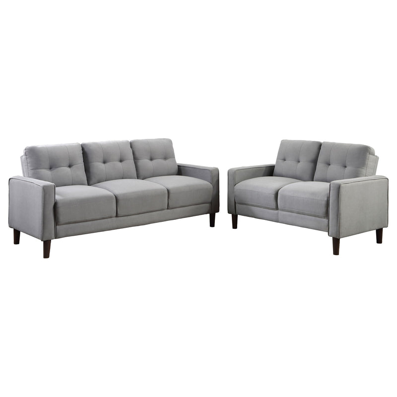 Harvey - Track Arm Tufted Sofa Set