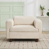 Modern Oversized Armchair Comfy Accent Chair Single Sofa For Living Room