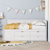 Daybed With Drawers And Shelves