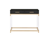 Adiel - Sofa Table - Black / Gold