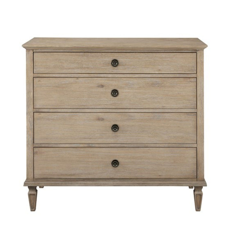 French Inspired Small Dresser - Wire Brushed Light Natural