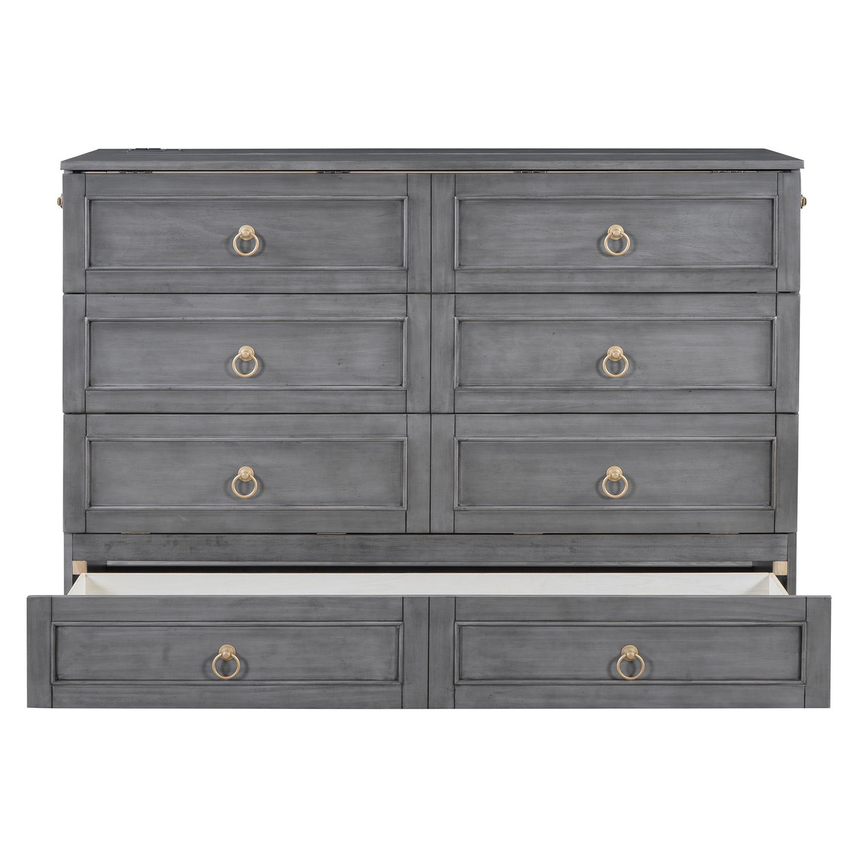 Murphy Bed With Large Drawers And Stylish Design